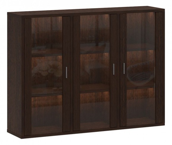 Тумба-витрина Домино СУ(ш3в1)+3ФС MER_SUsh3v1-3FS-V-venge