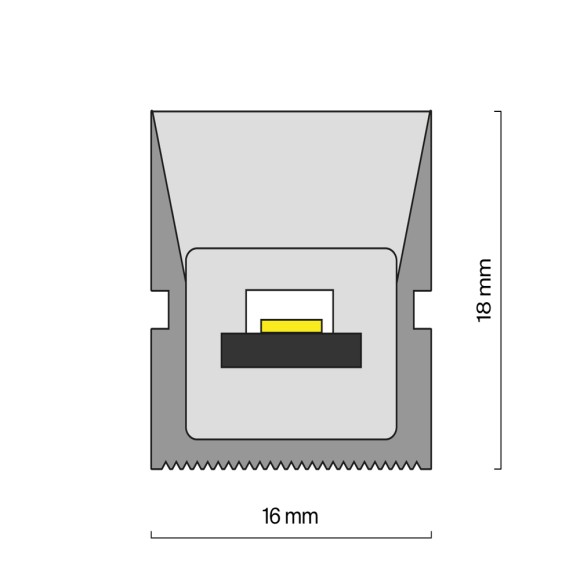 Гибкий неон Maytoni Led strip 24В 14,4Вт/м 4000K 5м IP67 432046