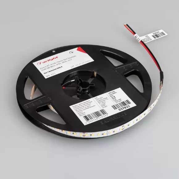 Светодиодная лента Arlight RT-A140-10mm 24V Day4000 SUN (20 W/m, IP20, 2835, 5m) 037832