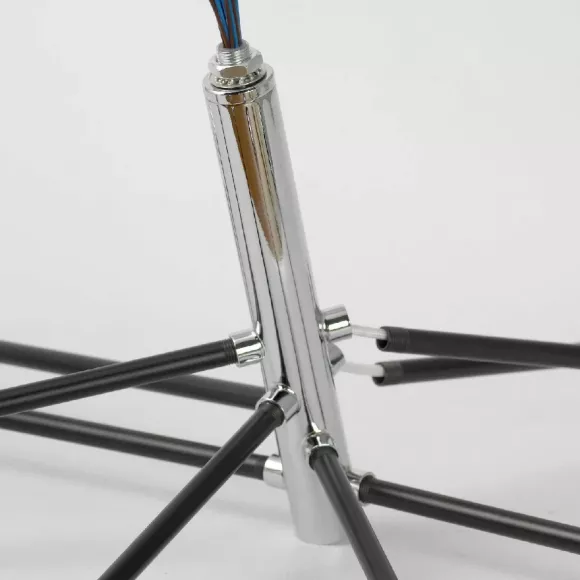 Люстра на штанге Lussole Brantley LSP-8931, Модерн, Прозрачный, Хром Люстра на штанге Lussole Brantley LSP-8931, Модерн, Прозрачный, Хром