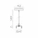 Подвес скрытый тип D треку 5040xx-(F)/(R) 5 м Quattro Lightstar 504196-FR2