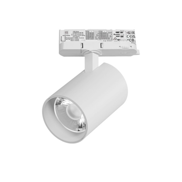 Трековый трехфазный светильник Quattro LED 15G с адаптером Lightstar Alta Base A5336QT15G