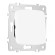 Переключатель одноклавишный перекрестный Arte Milano 205.34-1.white