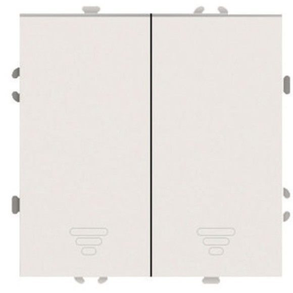 Выключатель 2-кл.самовозвр. (механизм) Stekker Эмили RSW10-5113-08 кашемир soft touch 50365