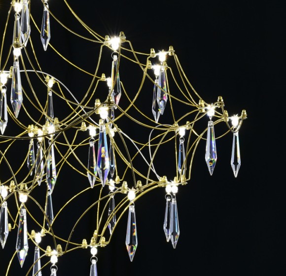 Подвесная люстра с пультом управления Myfar Allegria MR2643-66P-76AP