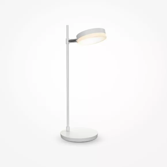 Настольная лампа Maytoni Fad MOD070TL-L8W3K, Белый, Теплый белый, Металл, крупный план основания