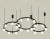 Комплект подвесного светильника Ambrella Light Techno Ring XR92092210 (A9209x3, C9242, C9238, C9232, N8402)
