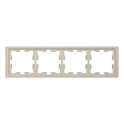 Рамка 4-постовая Schneider Electric Merten D-Life MTN4040-6533