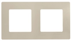 Рамка 2-постовая Legrand Etika слоновая кость 672512
