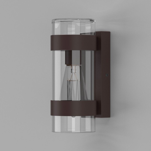 Уличный настенный светильни Elektrostandard Falcon 35167/D темно-коричневый4690389195273 a063466