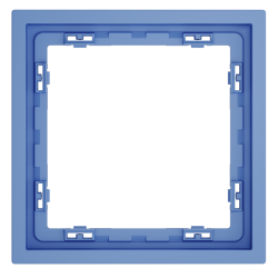Рамка пластиковая Voltum S70 на 1 пост, (деним) VLS100115