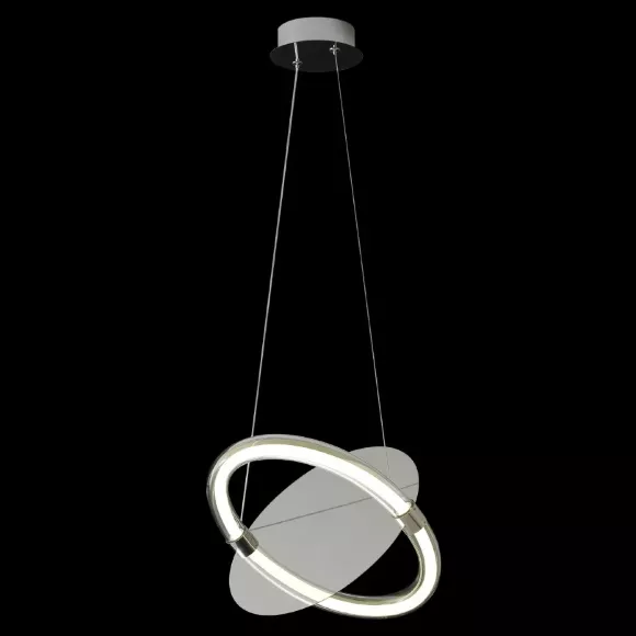 Подвесной светильник Crystal Lux NEBULA SP22W LED CHROME, декоративные элементы крупным планом Подвесной светильник Crystal Lux NEBULA SP22W LED CHROME, декоративные элементы крупным планом