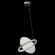 Подвесной светильник Crystal Lux NEBULA SP22W LED CHROME, Хром, Прозрачный, Нейтральный белый, вид снизу