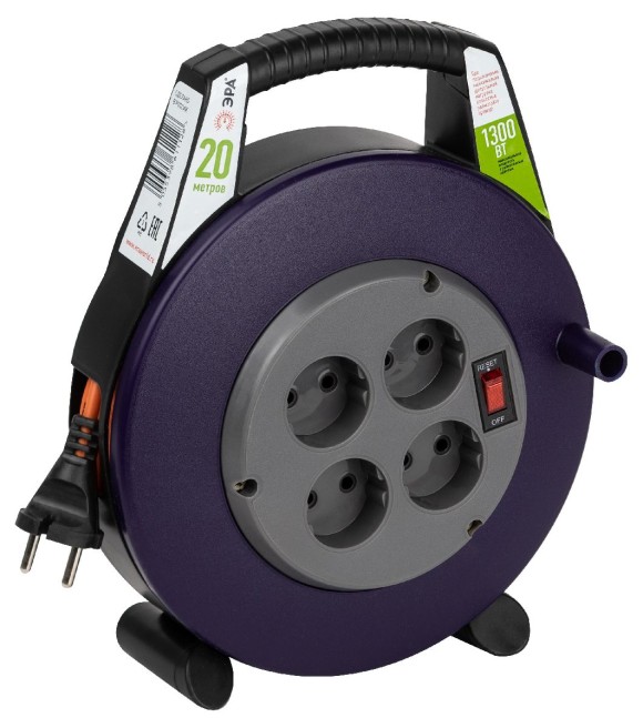 Удлинитель силовой Эра BPx-4-2x0,75-20m Б0052924