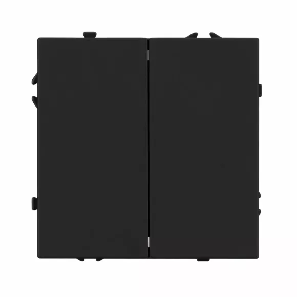 Выключатель 2 кл софт-тач черный оникс Arlight SWT-MK02-SFPL-BK (250V, 10A) 054252(1)