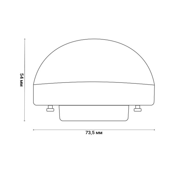 Лампа светодиодная Uniel LED-GX53-13W/6500K/GX53/FR/SPHERE PLZ02WH UL-00011792