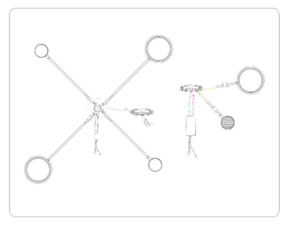 Люстра на штанге Ambrella Light LineTech FL51631