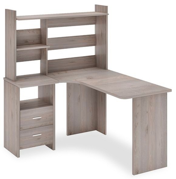 Стол компьютерный Домино Lite СКЛ-Угл130+НКЛ-120 MER_SKL-Ugl130-NKL-120_N_LEV