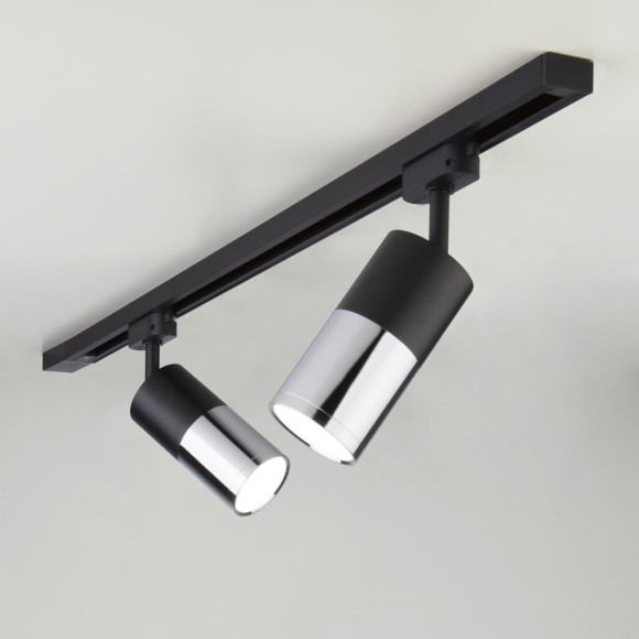 Трековый светодиодный светильник Elektrostandard Avantag Черный матовый/хром 6W LTB27 4690389123511