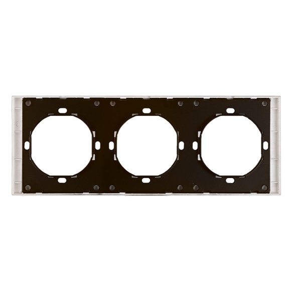 Рамка 3-местная Stekker Мия PFR00-3003-08 пудровый жемчуг 50488