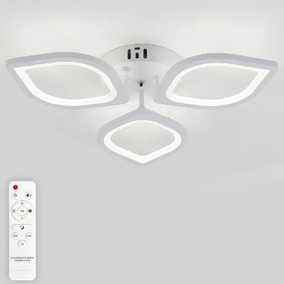 Потолочный светильник Natali Kovaltseva Simply LED LAMPS 81404, Белый, От теплого до холодного, Металл Потолочный светильник Natali Kovaltseva Simply LED LAMPS 81404, Белый, От теплого до холодного, Металл