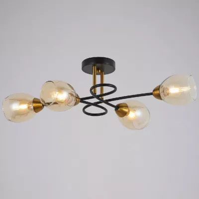 Потолочная люстра Illumico IL8263-4COU-79 BK GD Celeste