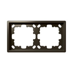 Рамка серия FD 2-постовая Jasmart FD1002BR