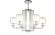 Подвесная люстра Crystal Lux Nicolas NICOLAS SP-PL6 NICKEL/WHITE, Никель, Прозрачный, Металл
