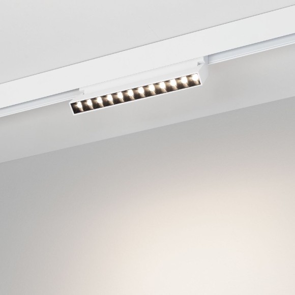 Трековый магнитный светильник Arlight MAG-ORIENT-DOTS-FOLD-S230-12W Day4000 (WH, 30 deg, 48V) 045034