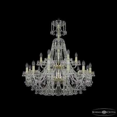 Подвесная люстра Bohemia Ivele Crystal 1409/12+6/300/XL-94/2d G