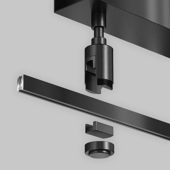 Основание потолочное Short для блока питания с вводом питания Maytoni Flarity TRA156C-BB1-B