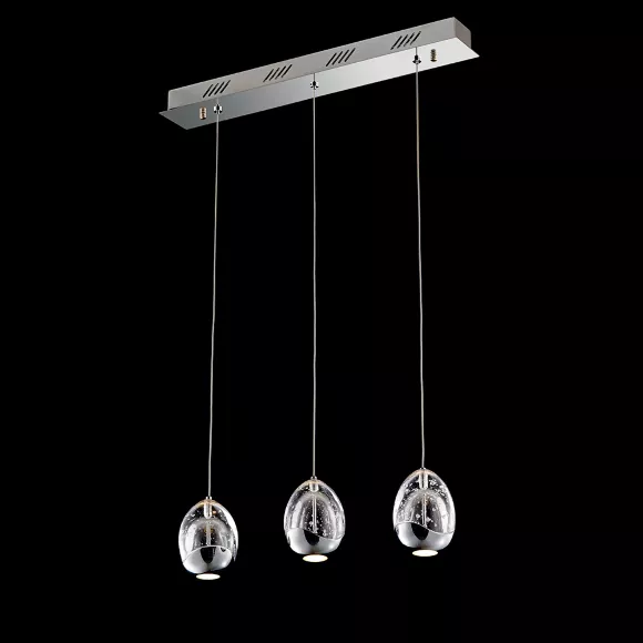 Подвесной светильник DeLight Collection Terrene MD13003023-3B chrome, Хром, Прозрачный, Металл, декоративные элементы крупным планом