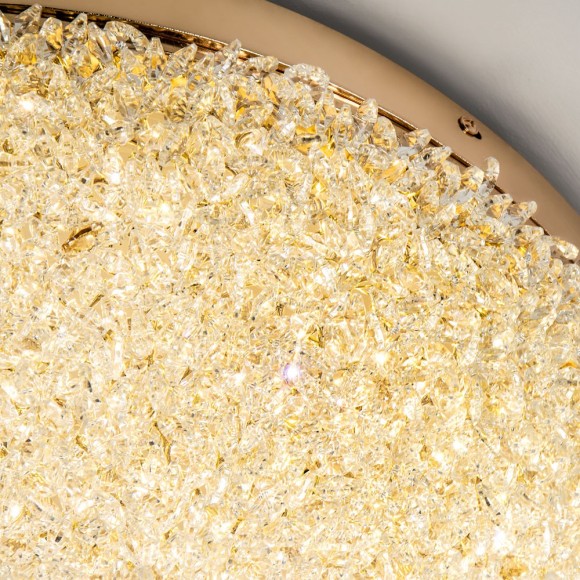 Потолочная светодиодная люстра с пультом управления Modelux ML.2320.500 GD