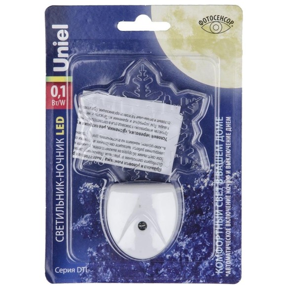 Светильник-ночник Uniel DTL-315 Цветок/White/Sensor UL-00007052