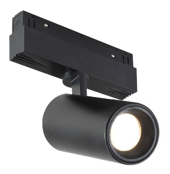 Трековый магнитный светильник iLedex Vision 4822-011-D65-18W-38DG-3000K-BK