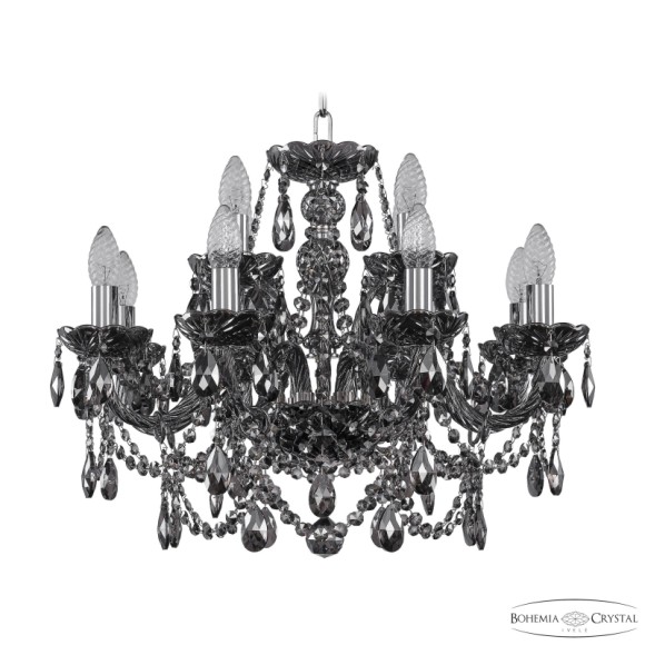 Подвесная люстра Bohemia Ivele Crystal 1411/8+4/195 Ni M731