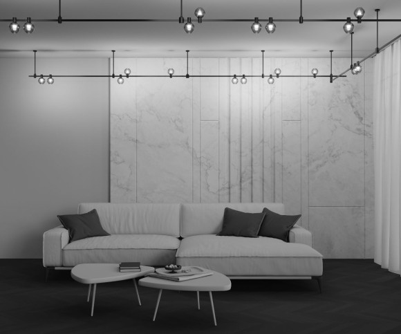 Трековый светильник Maytoni Bubble TR148-1-3W3K-B