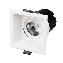 Карданный светильник Arlight MS-FLOW-BUILT-S85x85-12W Warm3000 (WH, 55 deg, 230V) (IP20 Металл) 055918