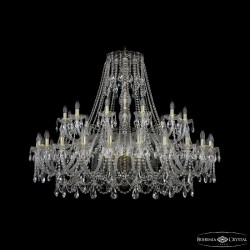 Подвесная люстра Bohemia Ivele Crystal 1411/24+12/530 G