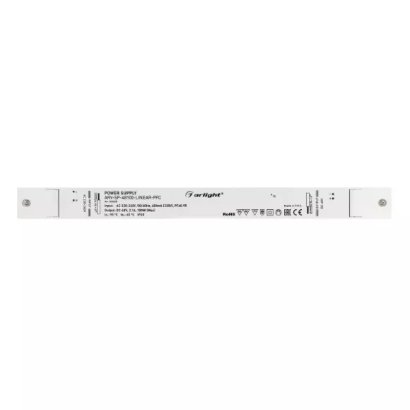 Блок питания Arlight ARV-SP-48100-Linear-PFC 48V 100W IP20 2,1A 032628 Блок питания Arlight ARV-SP-48100-Linear-PFC 48V 100W IP20 2,1A 032628