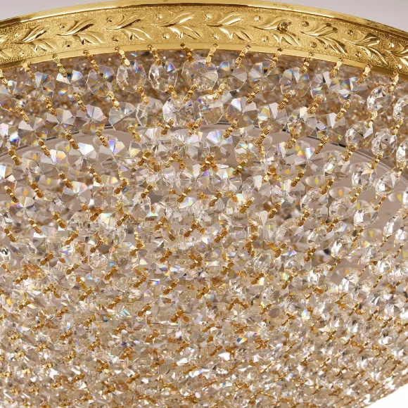 Потолочная люстра Bohemia Ivele Crystal 19321/45IV/LED-DIM G, декоративные элементы крупным планом Потолочная люстра Bohemia Ivele Crystal 19321/45IV/LED-DIM G, декоративные элементы крупным планом