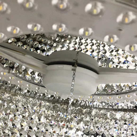 Потолочная люстра Bohemia Ivele Crystal 19321/45IV/LED-DIM G, крупный план Потолочная люстра Bohemia Ivele Crystal 19321/45IV/LED-DIM G, крупный план