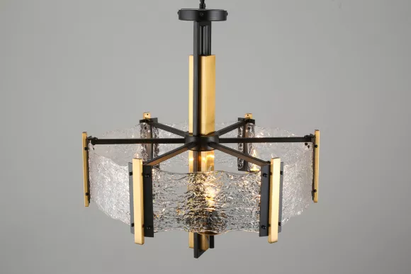 Подвесная люстра Omnilux Onte OML-99703-06, декоративные элементы крупным планом Подвесная люстра Omnilux Onte OML-99703-06, декоративные элементы крупным планом