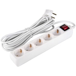 Удлинитель бытовой General GES-16-3x100-5-5m-S 470012