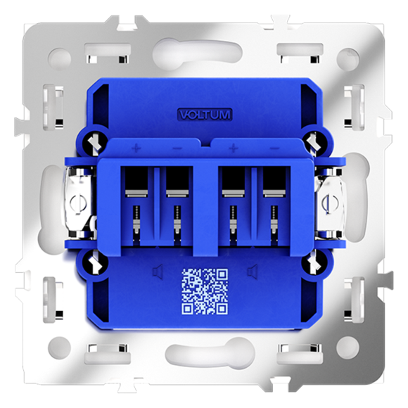 Розетка акустическая Voltum S70 VLS060303