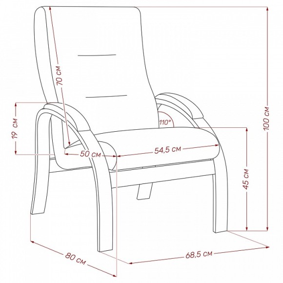 Кресло Лион LST_2500000129445