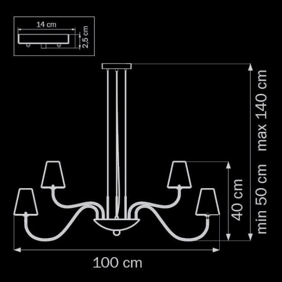 Подвесная люстра Lightstar Diafano 758164