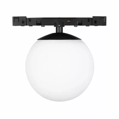 Трековый магнитный светильник Arlight MAG-MICROCOSM-SFERO-R80-7W Day4000 (BK, 230 deg, 24V) (IP20 Металл) 051783