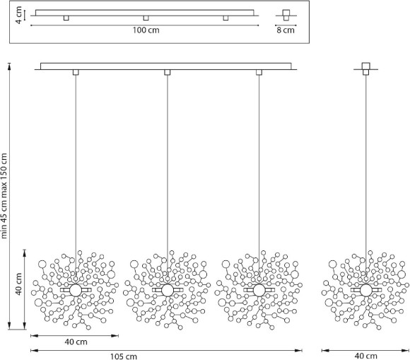 Подвесной светильник Lightstar Extra (721132+572122) L3PL721132