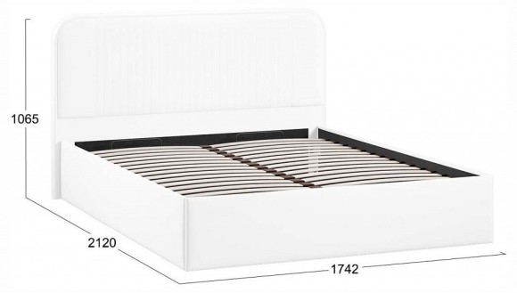 Кровать двуспальная Тиффани с ПМ Тип 1 TRI_257170